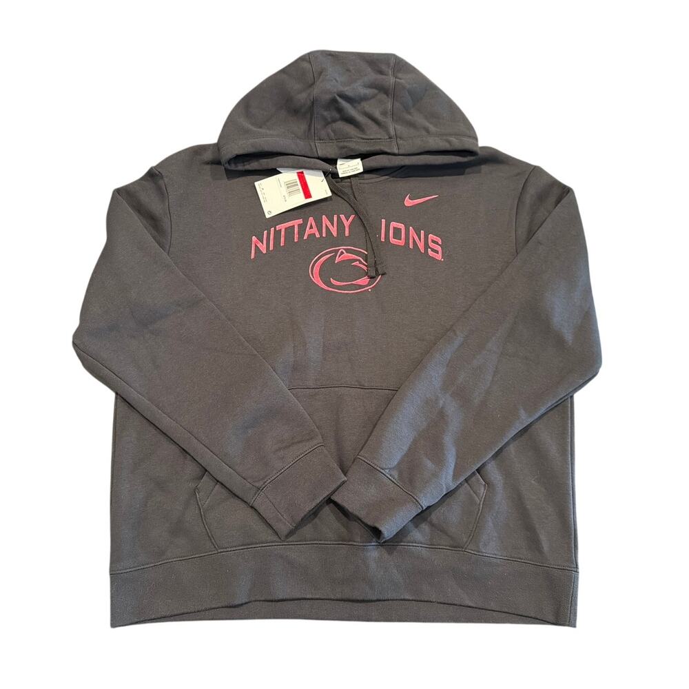 NWT Nike Penn State Nittany Lions Pullover Hoodie, Gray, Women's Large